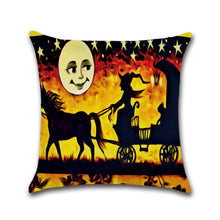 Halloween Series Square Pillow Cover Cushion Case  Pillowcase Zipper Closure