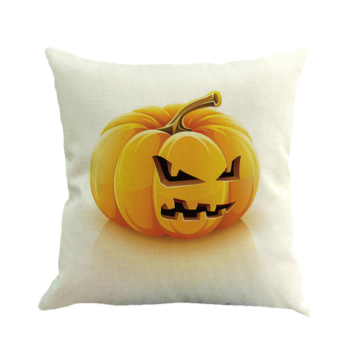 Happy Halloween Pillow Cases Linen Sofa Cushion Cover Home Decor