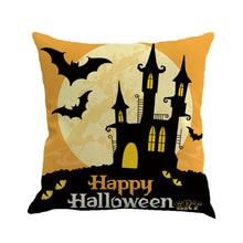 Happy Halloween Pillow Cases Linen Sofa Cushion Cover Home Decor