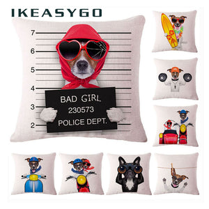 Cushion Cover Printed Dog Cushion Cover Decorative Pillows Car Covers Code Grabber Cushion Covers Cushions Home Decor Pillowcase